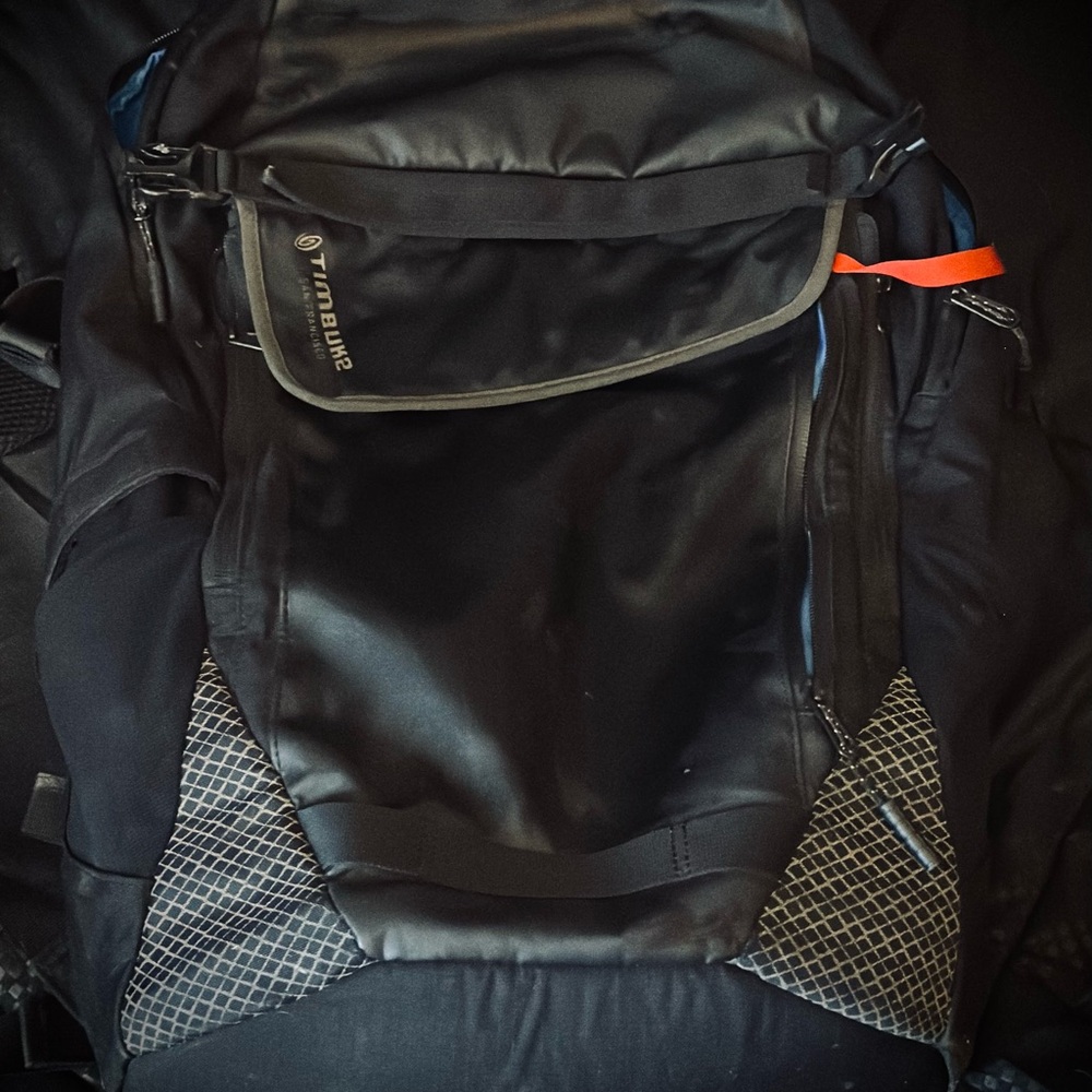 Timbuk2 Black Backpack with Red Accent